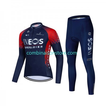 Femme Combinaison Cycliste M/L + Collant sans Bretelles 2022 Ineos Grenadiers N001